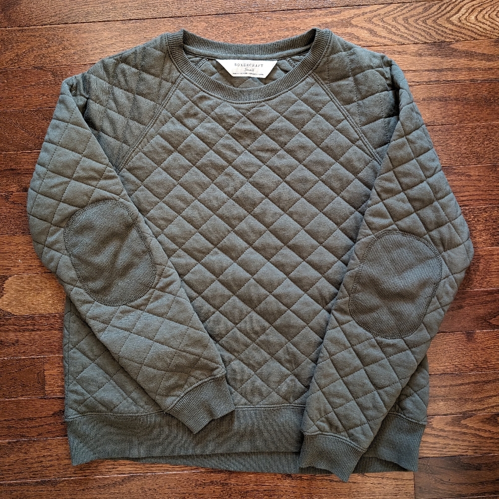 BOXERCRAFT QUILTED CREW NECK